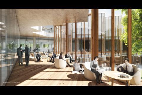 AstraZeneca's Cambridge HQ, designed by Herzog & de Meuron: First-floor ring